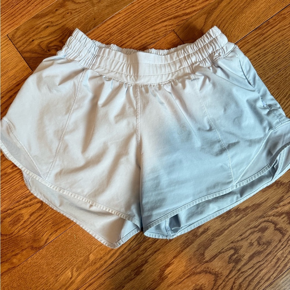 Lululemon Serene Blue Hotty Hot Shorts